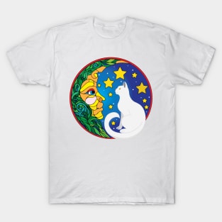 The Moon and The Cat T-Shirt